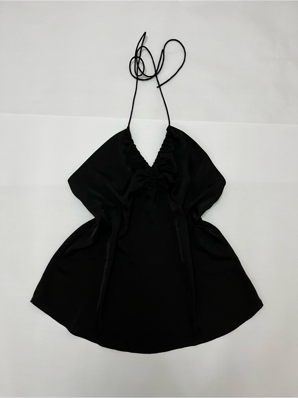 Black Halter Top Size Small